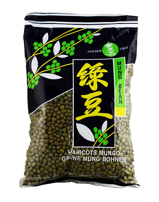 Fagioli di soia verdi (fagioli mungo) - Golden Chef 400g.  Fagioli di soia verdi (fagioli mungo) - Golden Chef 400g.